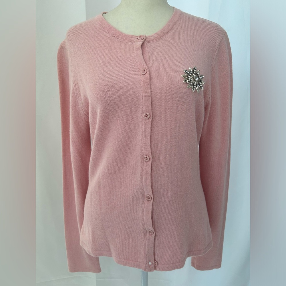RockSteady Rockabilly Embellished Broach Cardigan
